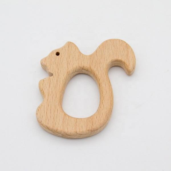 Wooden Baby Toys Montessori Toys Fun Animal Toys, Smooth Natural Wood, Wood Animal Learning Toy