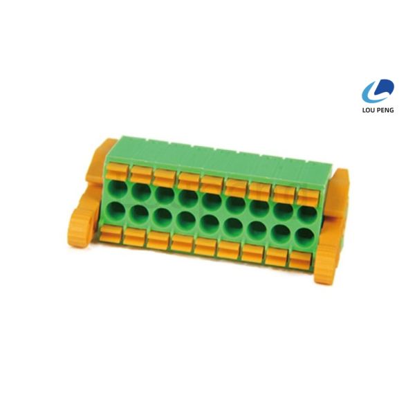 Temperature Range Minus 40 to Plus 105 Degrees Celsius Terminal Blocks Ensuring Electrical Contact and Low Contact Resistance