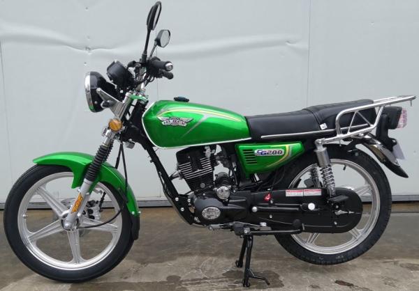 200cc Street Road Motorcycle Tire Size Fr 2.5-18 Rr 2.75-18 Green Color