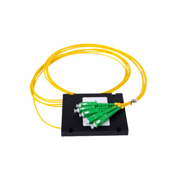 SC APC Connector Fiber Optic Splitter 1x4 PLC Splitters 1650 nm