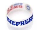 logo debossed and inkfilled transparent 202*25*2mm wide elastic bracelets