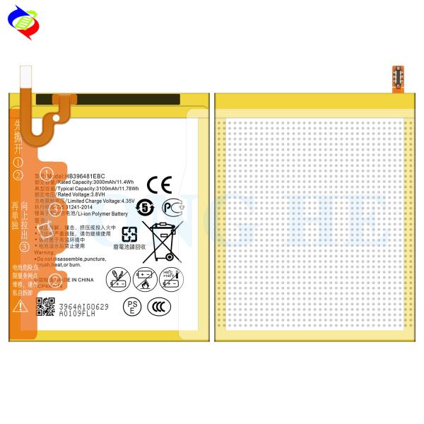 3100mAh Li-ion Battery HB396481EBC Compatible with Huawei Honor 5X G7 Plus G8X G8 GR5