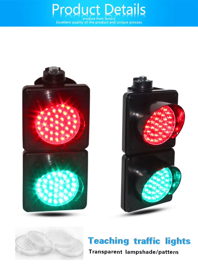 Luces 12V 2 Aspecto 24V Canadá Entrada de vehículos Seguridad Exterior Novedad Manual Cono Intermitente Asesor Ir 100Mm Carcasa de PC Luz de tráfico LED