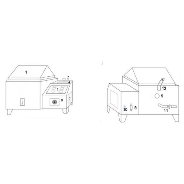 JIS ASTM Salt Spray Corrosion Test Chamber For Surface Treatment