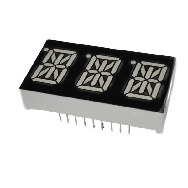 0.54 Inch 3 digit 14 Segment LED Alphanumeric Display