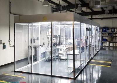 Prefab SS Iso 5 Cleanroom , 63dB Class 100 Cleanroom Turnkey Project