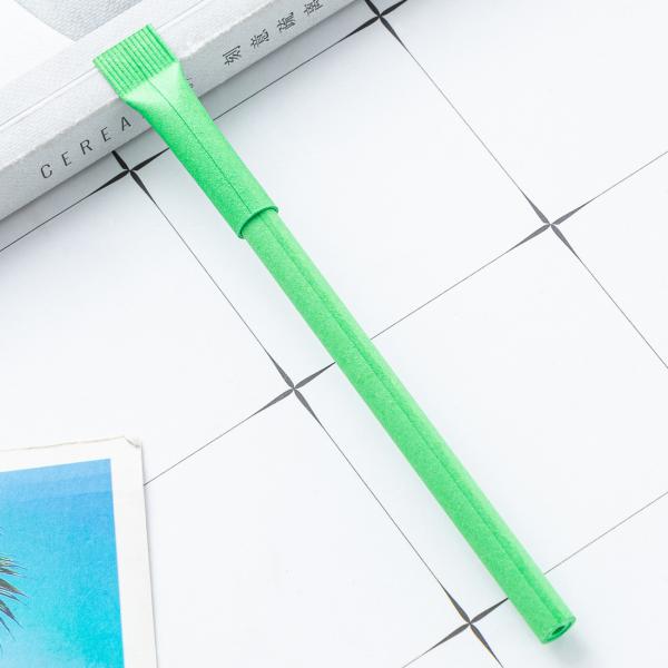 Colorful Paper Tube Creative Ball Pen Eco Friendly School Office Ball Pen Custom Logo