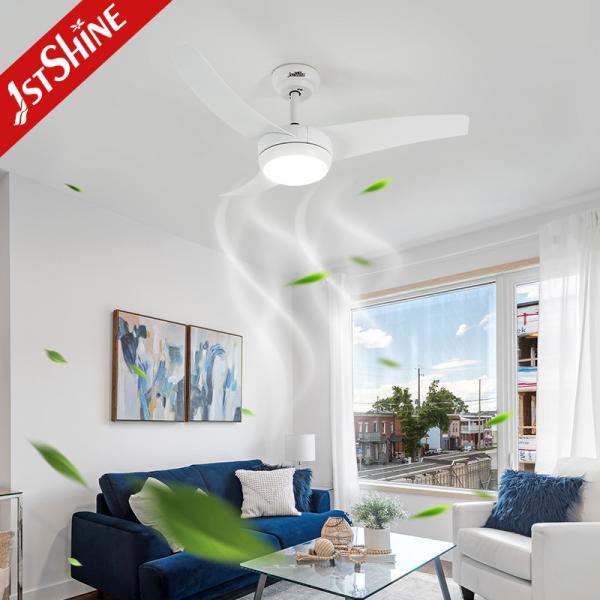 Fan de plafond à télécommande de 6 vitesses petit LED, fan de plafond moderne pour la chambre à coucher