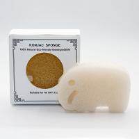 Esponja de bambú de la cara de la esponja Konjac natural del baño del bebé EN71 respetuosa del medio ambiente