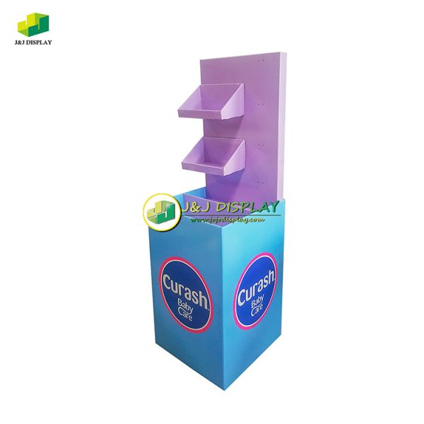 Knock Down Floor Display Stand Eco Friendly Sustainable for Health Care Product