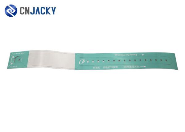 Custom Disposable Hospital ID Patient Tags Passive UHF RFID Printable Thermal ID Wristbands