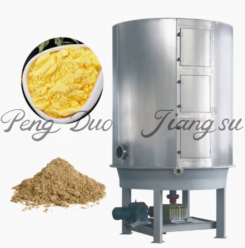 Continuous Plate Dryer with compact vertical structure enabling conduction drying and precise control of drying parameters