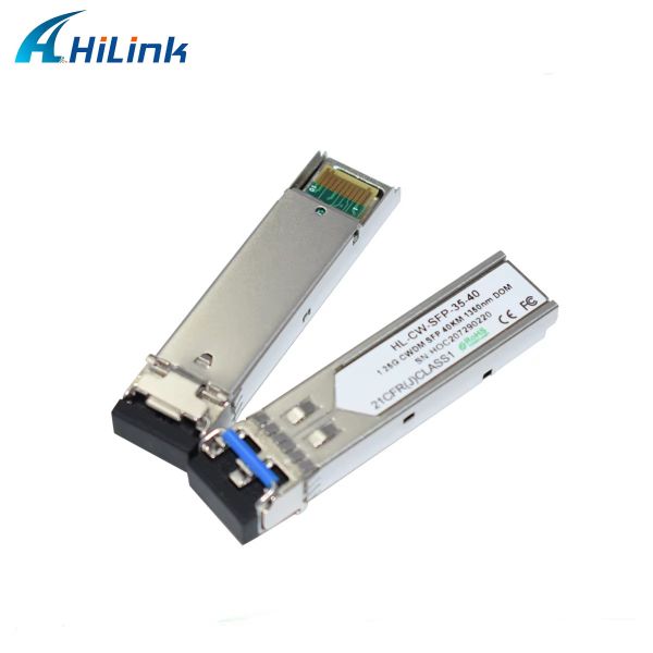 Hilink 1.25G CWDM SFP Fiber Optical Transceiver 1350nm 40km for Data Center