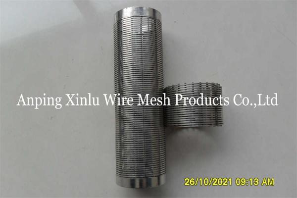 4-1/2 Slot 40 V Wire Wrapped Pipe Corrosion Resistance For Well