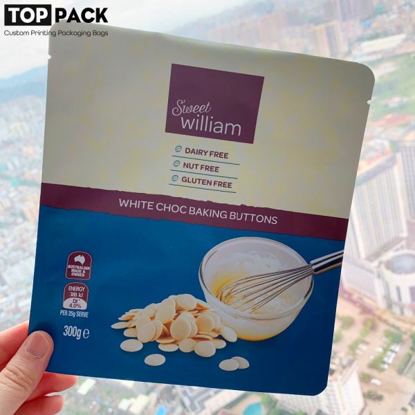 Disposable Food Packaging Pouch Potato Chip Bag Packaging Back Seal