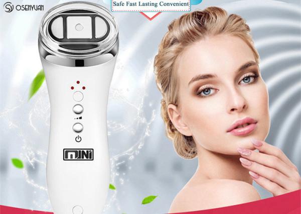 Portable Radio Frequency Face Lift Device , Ultrasonic Ion Face Beauty Stimulator