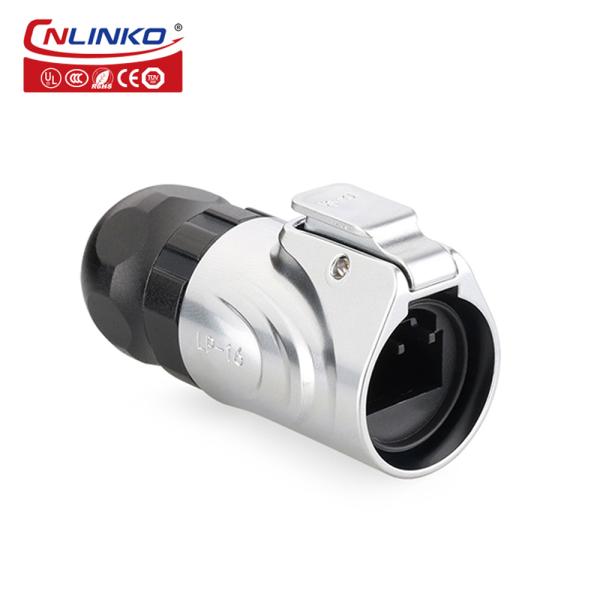 Customized Cable Industrial RJ45 Connector Waterproof Ip68 for Signal Transfer