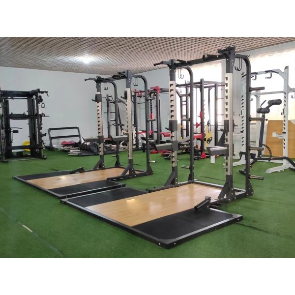 Estrutura multifuncional de treino plataforma de levantamento de peso plataforma de agachamento para aparelhos de parque