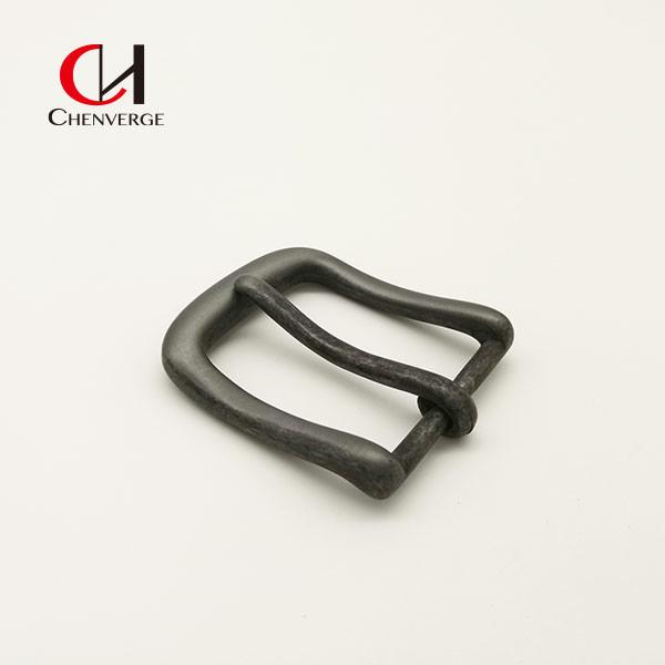 Western Matte Black Belt Buckle Zinc Alloy ODM OEM 5mm Thick 60mm Long