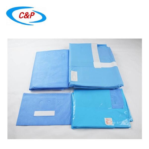 O bloco cardiovascular de SMS PP cirúrgico drapeja folhas para clínicas dos hospitais