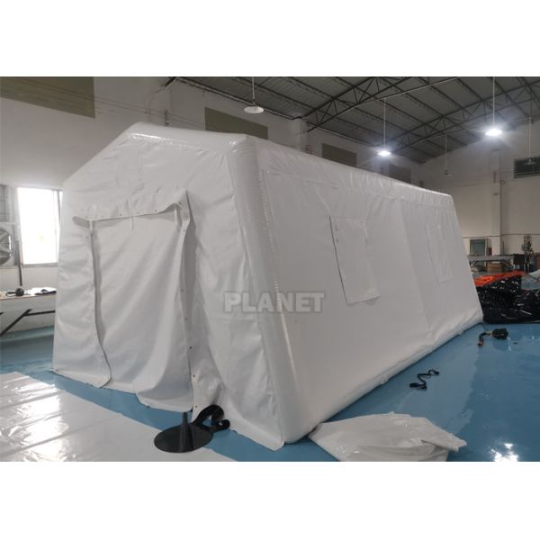 0.6mm PVC Air Sealed Inflatable Hospital Tent For Quick Rescue