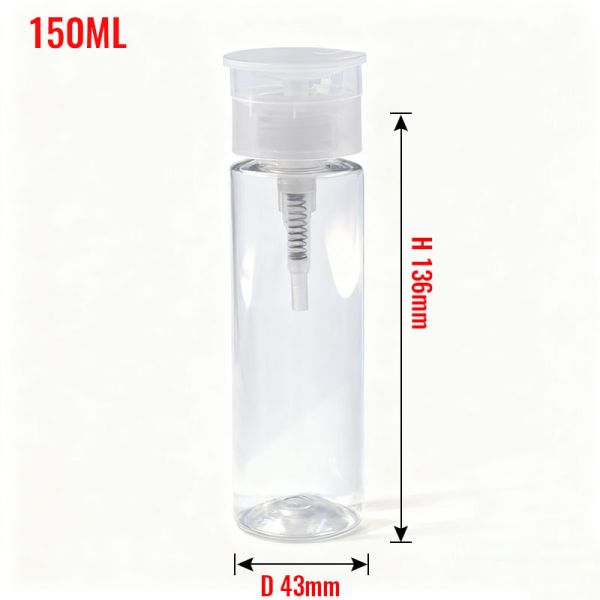 24/410 Nail Polish Remove Make Up Pump With 150ml Bottles