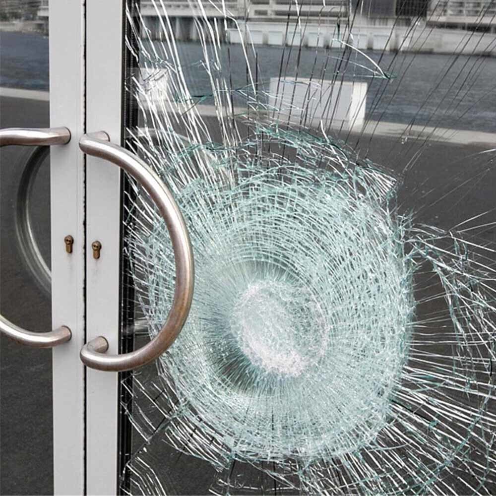 OEM UV95% Bullet Proof Window Tint Safety For Building Windows Glass Protection Film