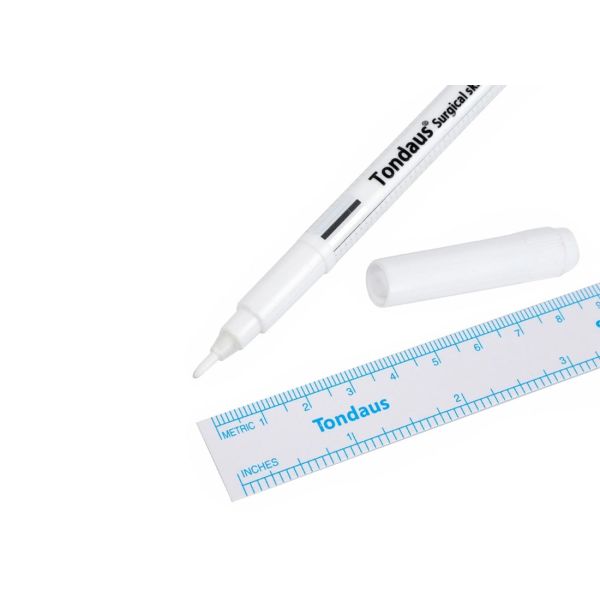 Отметка белых водоустойчивых пластиковых чернил хирургическая для ручки макияжа татуировки постоянной