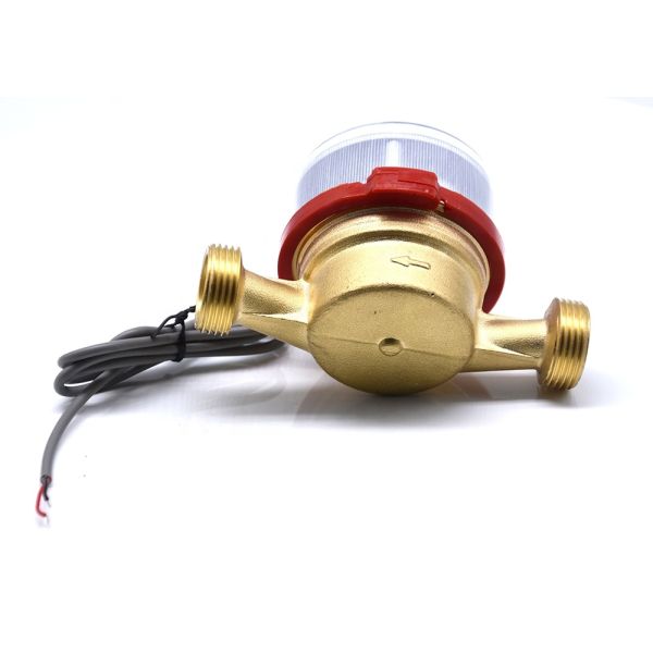 Class B mpuls Single Jet SIERJIA  wholesale  pulse output water meter  Brass water meter