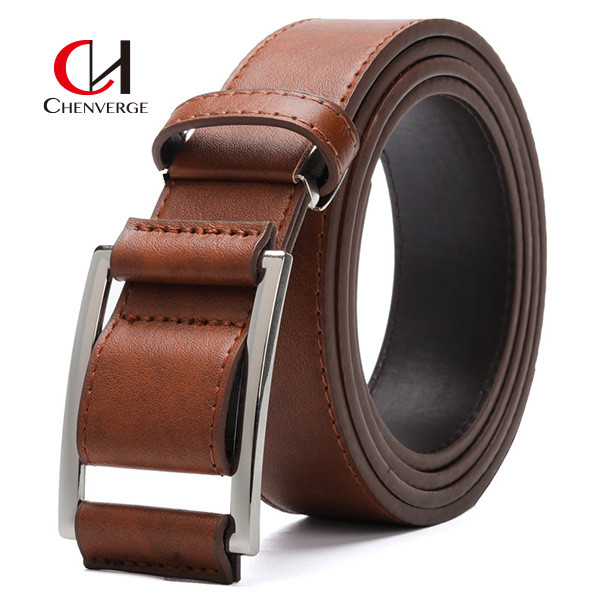 пояс людей длины 130cm кожаный не пефорировал PU пояса экспорта