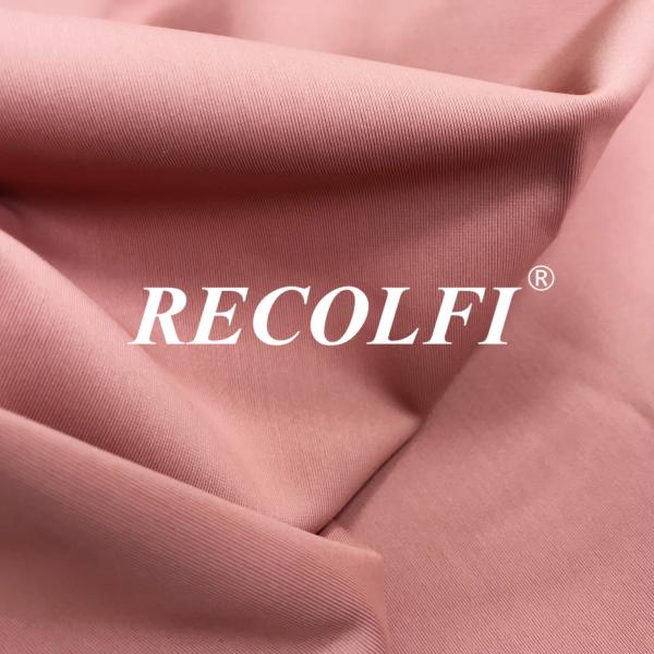 Stock Plain Colors Activewear Knit Fabric 92% Recycled Polyester 8% Spandex Material