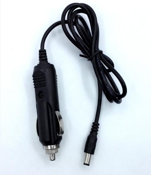 12V1A Car Vehicle Charger with cable 1.2m 1.5m 1.8m dc cable  5.5*2.1*10mm dc jack plug