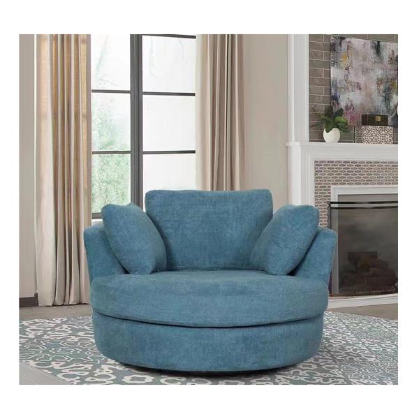 Durable Fabric Leisure Sofa Chair , Anti Abrasion Single Seater Couch Sofa
