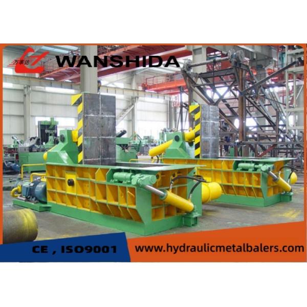Turn Out 88kw Scrap Car Baler With Hand Valve Control For Automotive Recycling