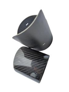 Large Diameter Wrapped Carbon Fiber Tube For Automobile Exhaust Pipe