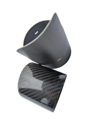 Large Diameter Wrapped Carbon Fiber Tube For Automobile Exhaust Pipe