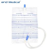 Produtos descartáveis de plástico estéril para urologia Sacos descartáveis para drenagem de urina para adultos 2000 ml