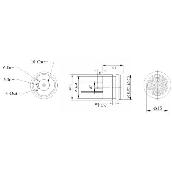 HT19F Diffusion Silicon Pressure Sensor Micro Pressure Sensor For Industrial Sensor Core