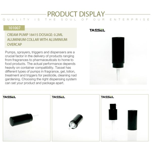 Customized 0.2ml Perfume Pump Sprayer 18 415 Aluminium Collar Screw Down Type