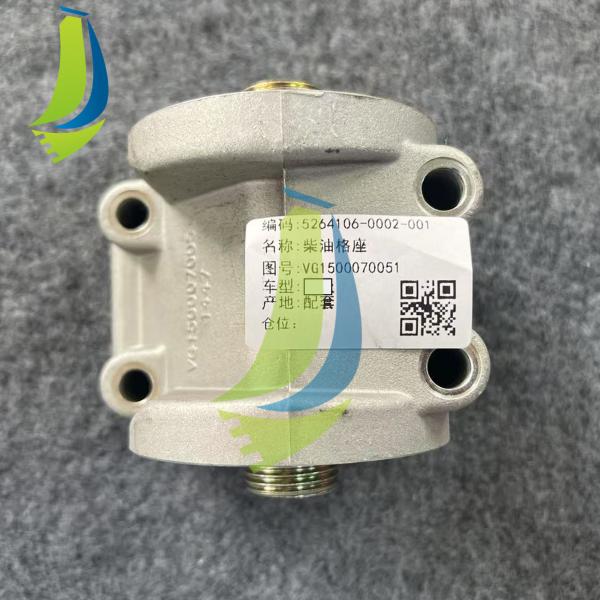 VG1500070051 Base de filtre à huile en acier pour moteur WD615