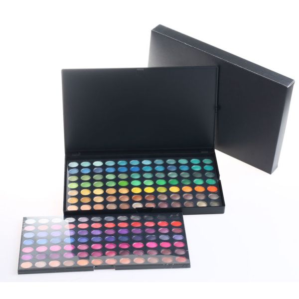 Ярусы палитры 2 теней для век штейна и Шиммер с минеральным материалом