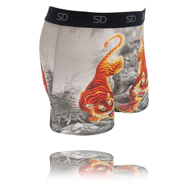 Top quality cotton printed boxers Modal comfortable underwear men 4 colors boxer men fit m