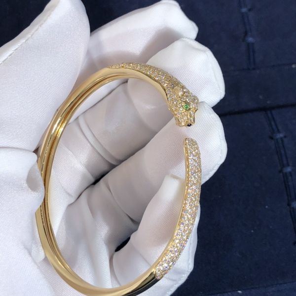 Car Tier 18k Yellow/White/Rose Gold VS/VVS Diamonds PanthèRe De Car Tier Bracelet