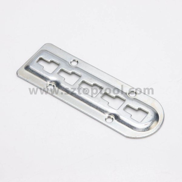 Металлические детали с штампованными на заказ Стальные металлические пластины с отверстиями