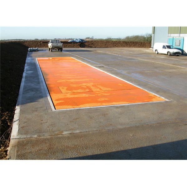 Full Steel Surface Mounted Weighbridge , Truck Weight Scale 5 - 10kg Accuracy