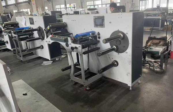 SR-350FG High Speed Label Slitting And Rewinding Machine With Full Servo Motor