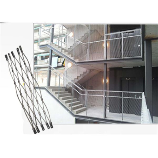 сетка веревочки провода нержавеющей стали 1770n высокая растяжимая мягкая 7x19