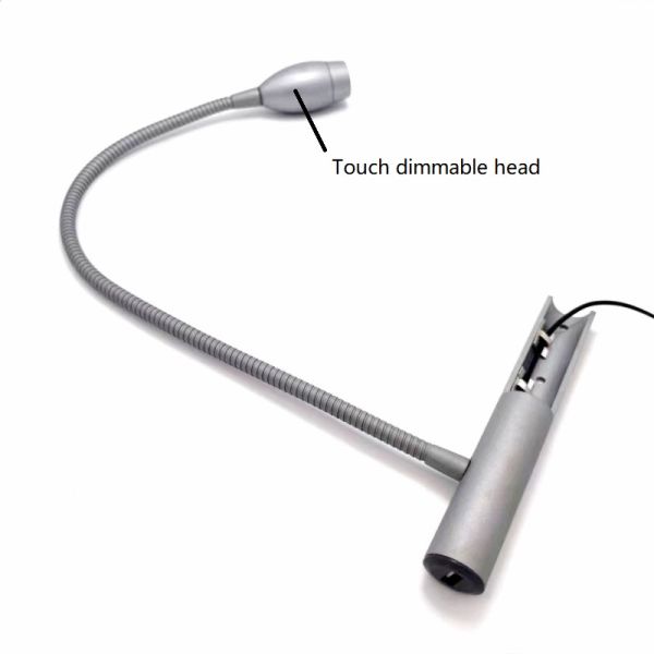 Hotel LED Bedside Table Desk Decor Round Shade Shape LED Light for Home and Nail Beauty