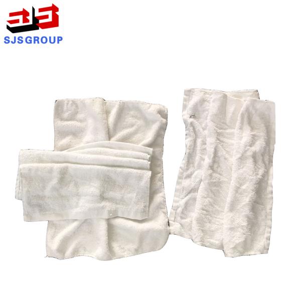 Water Absorbent 50kg/Bale 55cm White Towel Rags