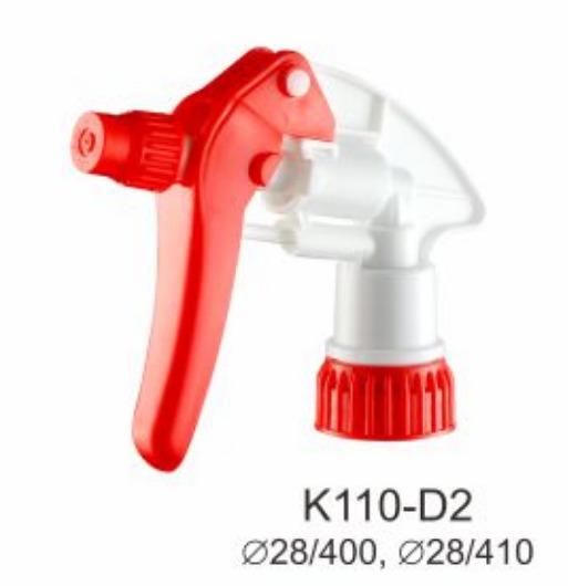 Cabezal pulverizador de gatillo para botella de niebla resistente a productos químicos 28/400